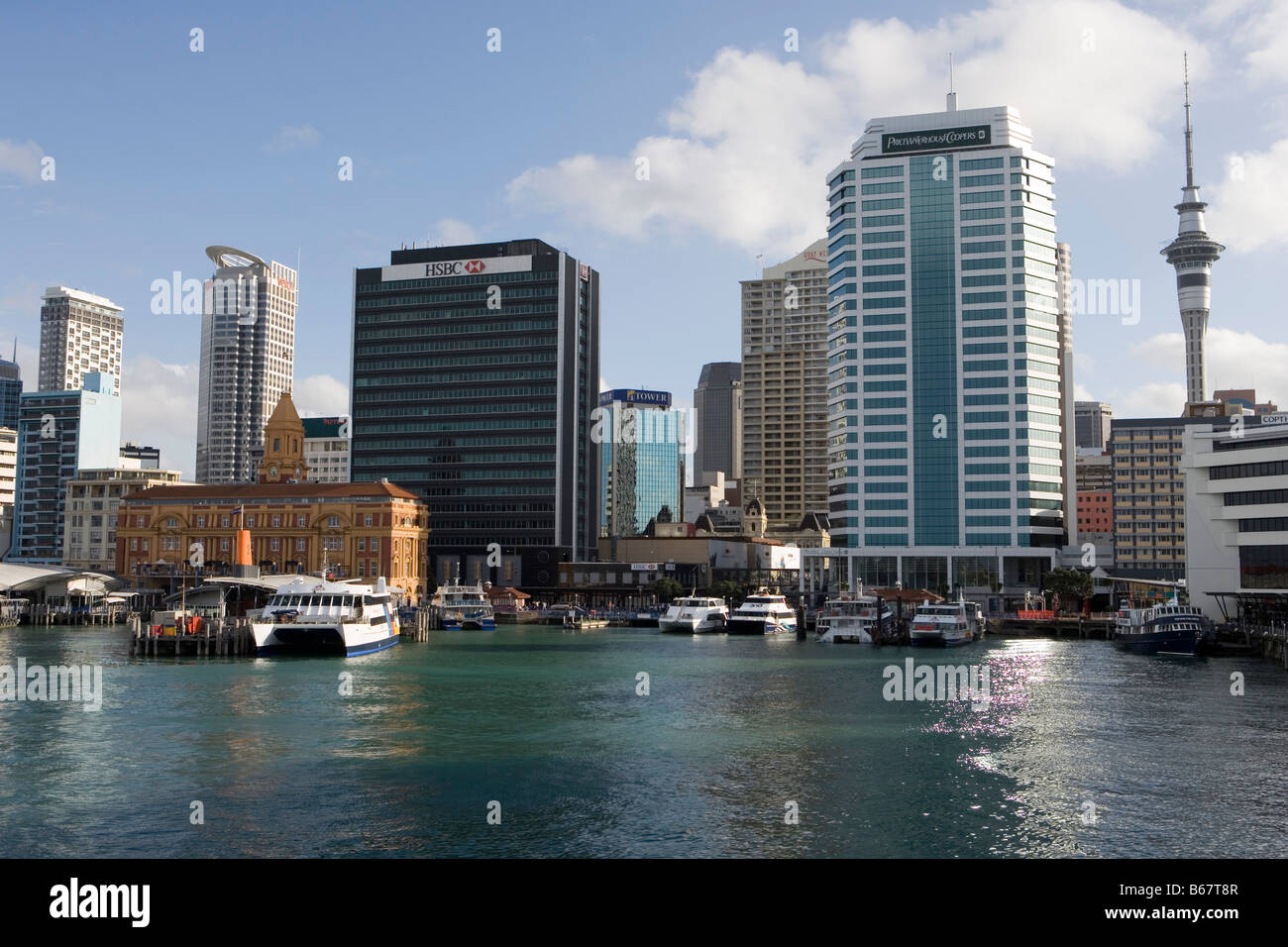 Skyline Auckland, Auckland, île du Nord, Nouvelle-Zélande Banque D'Images