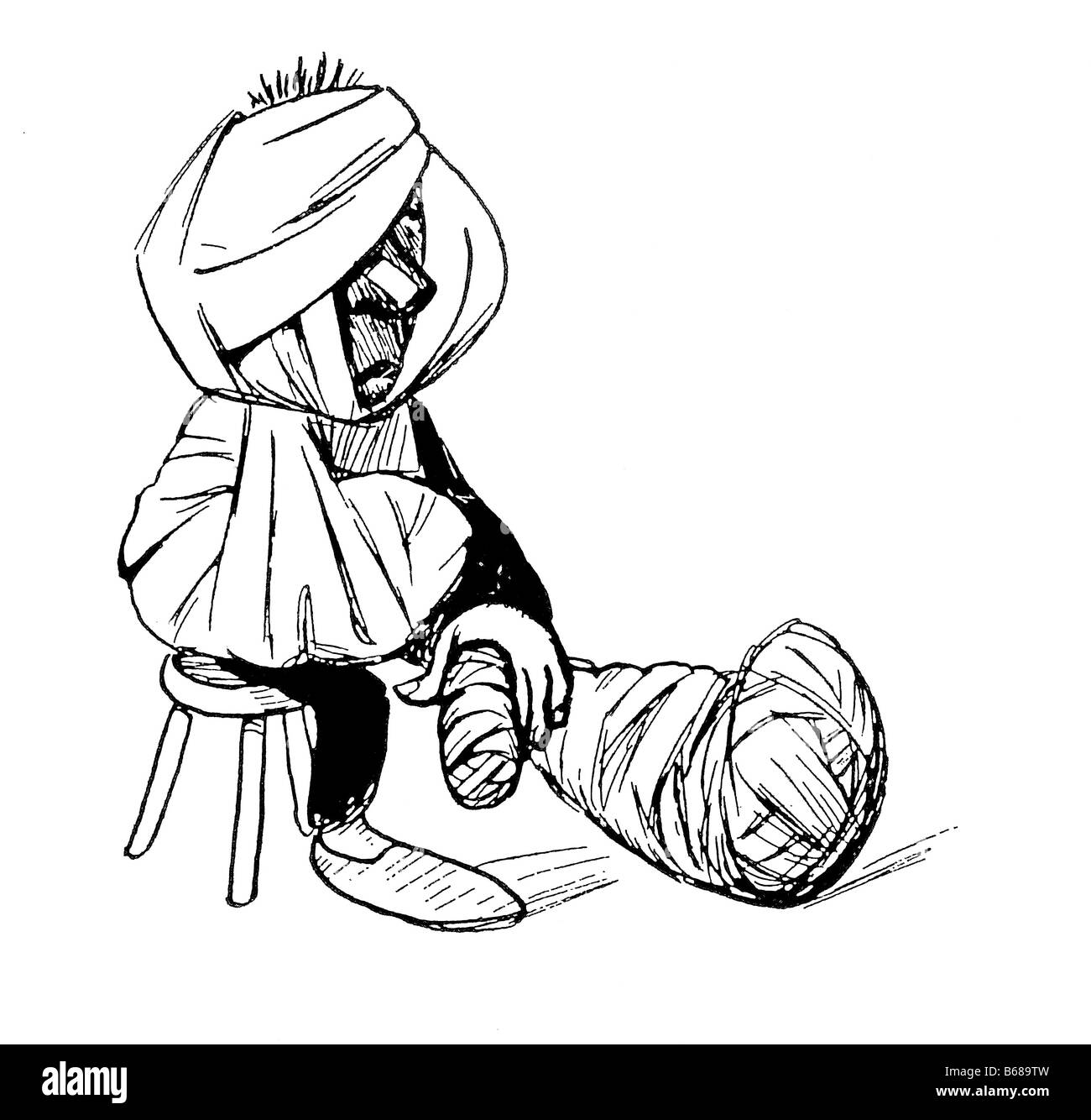 Illustration de santé modernes Banque D'Images