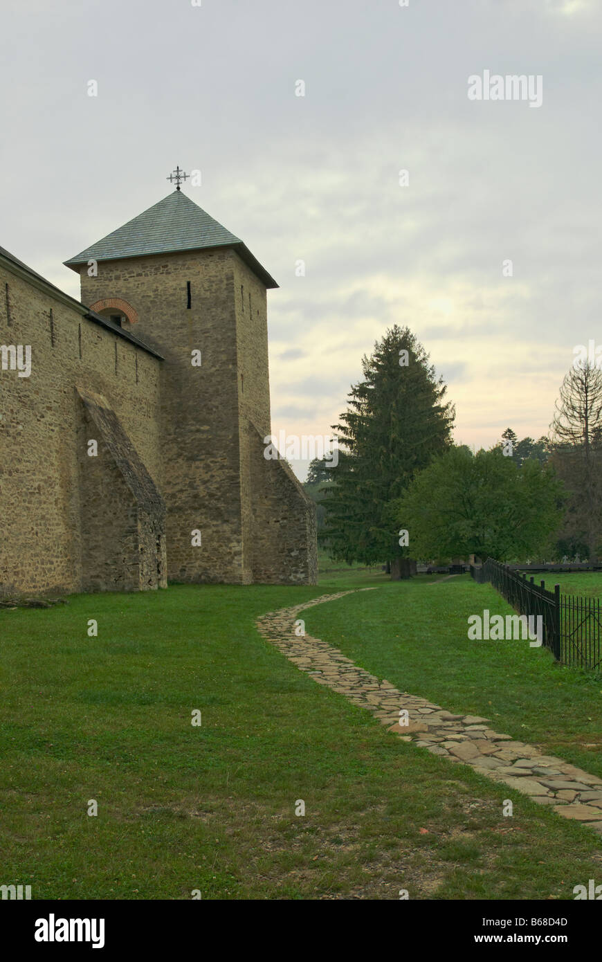 Monastère Dragomirna, Roumanie Banque D'Images