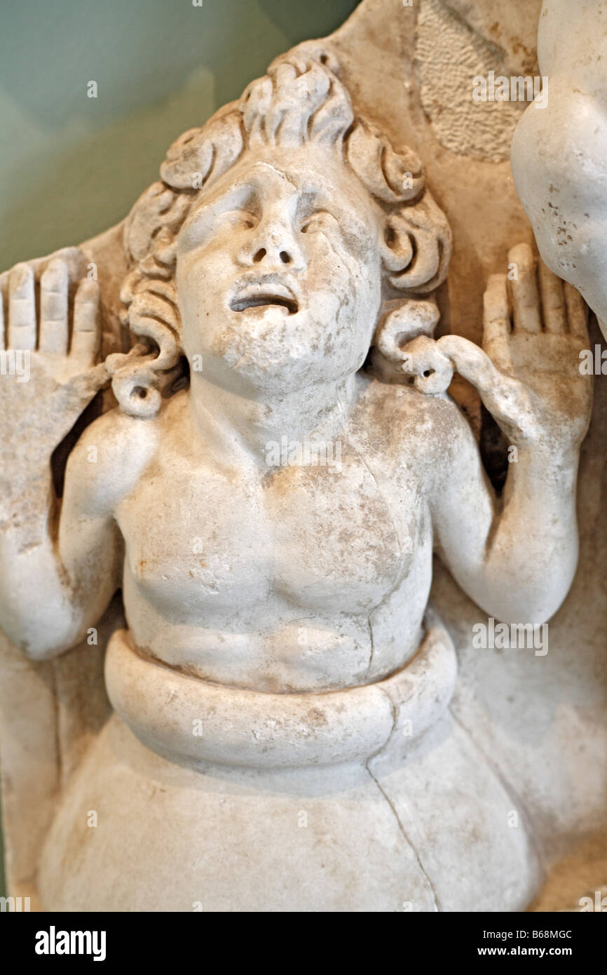 Assortit, en sculpture romaine, musée des Augustins, Toulouse, France musée Banque D'Images