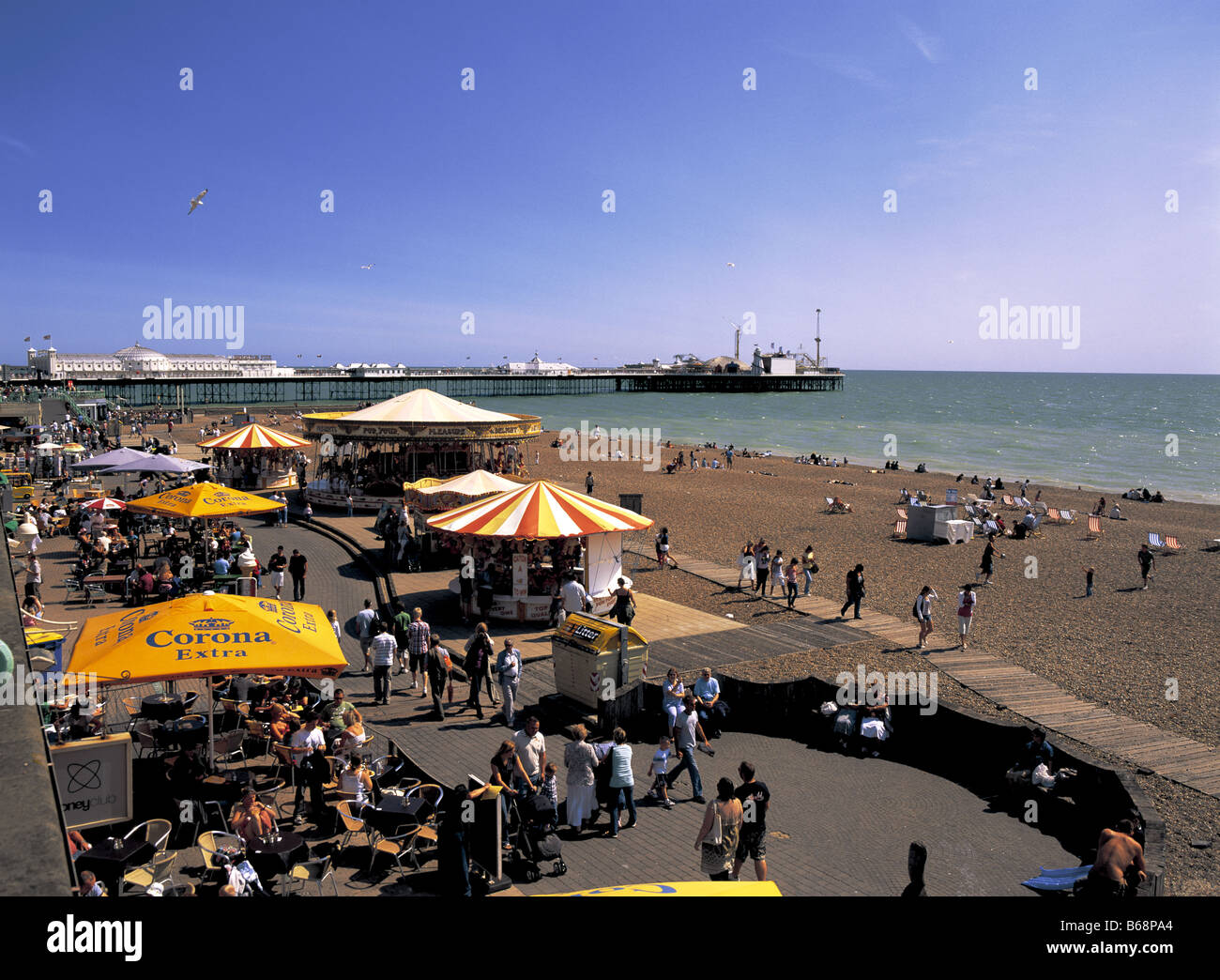 Brighton sur la plage Banque de photographies et d’images à haute