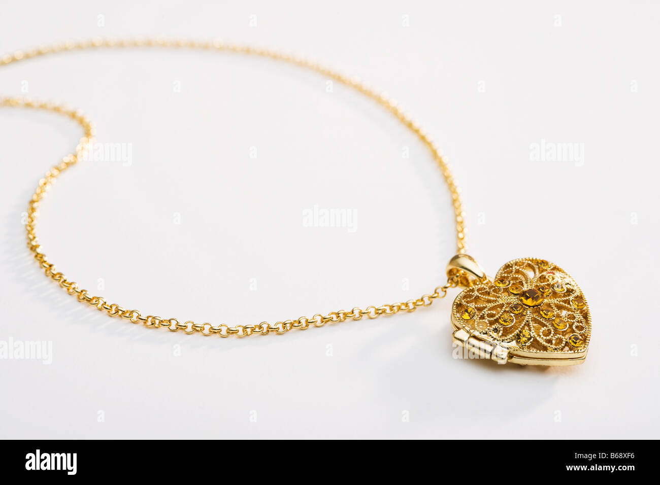 Pendentif en ambre Banque D'Images