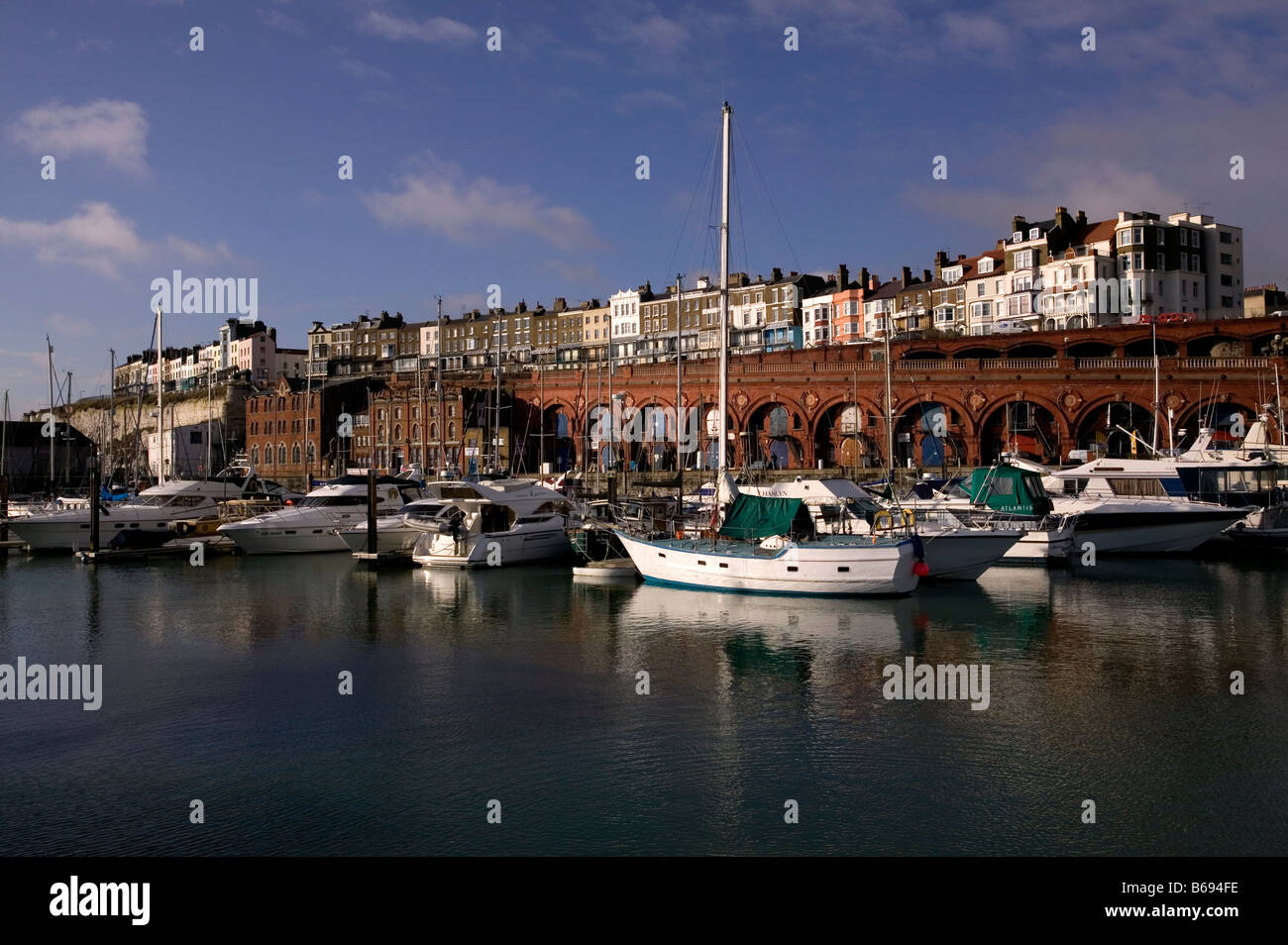 Le port de Ramsgate Kent UK Banque D'Images