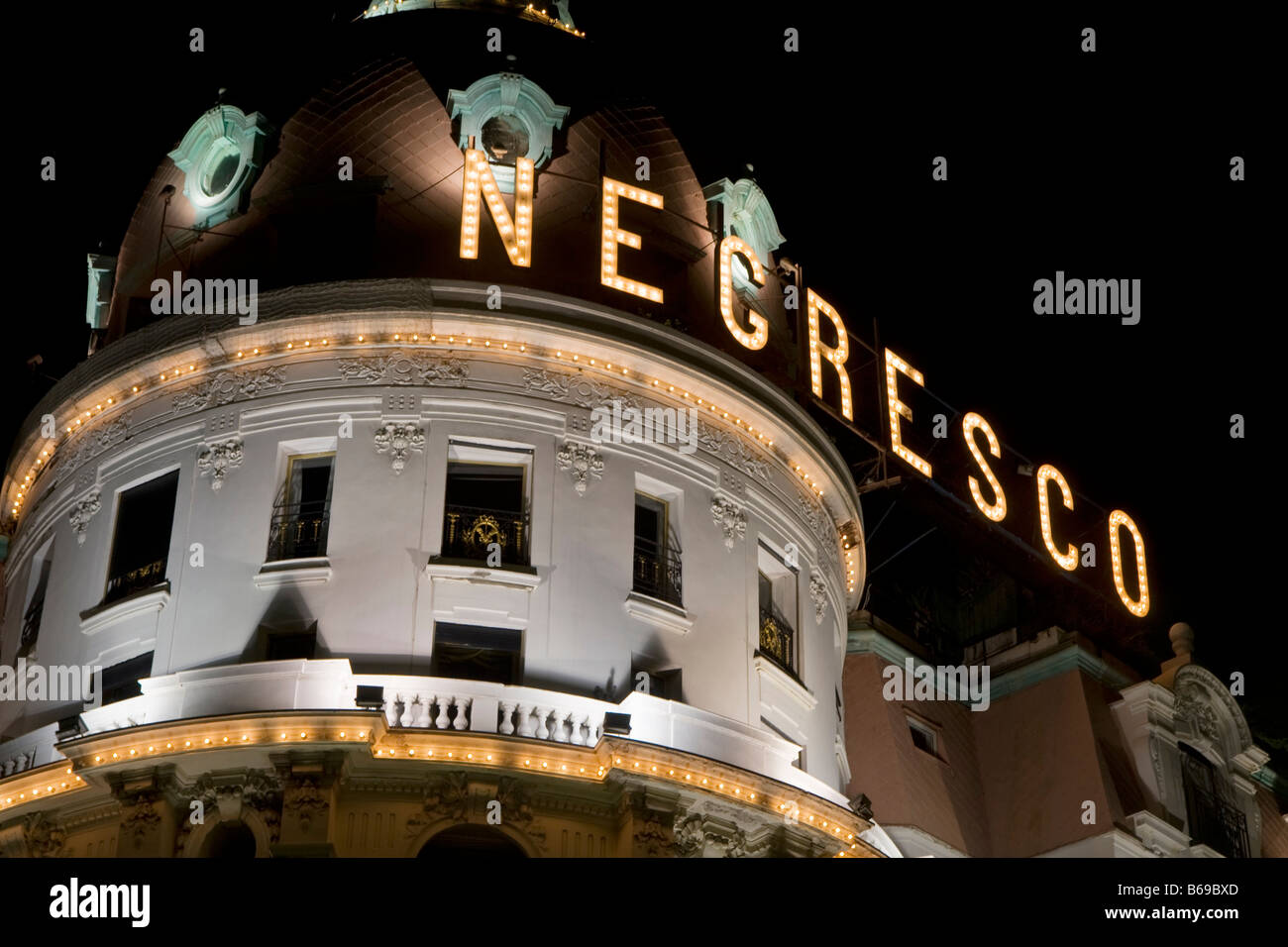 L'hôtel Negresco à Nice, à l'anglais Côte d'Azur, France, Europe Banque D'Images