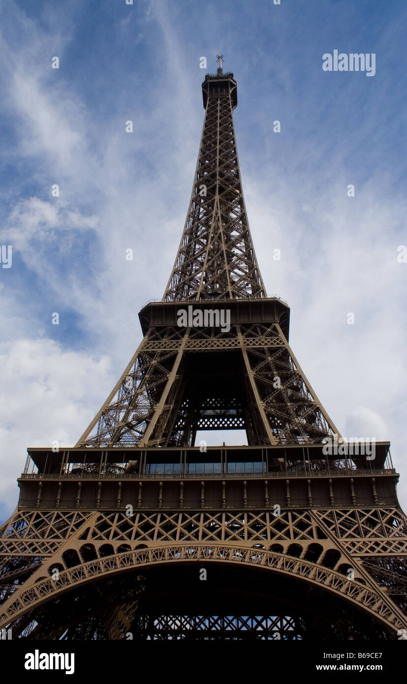 Tour Eiffel tower Paris France Août 2006 Banque D'Images