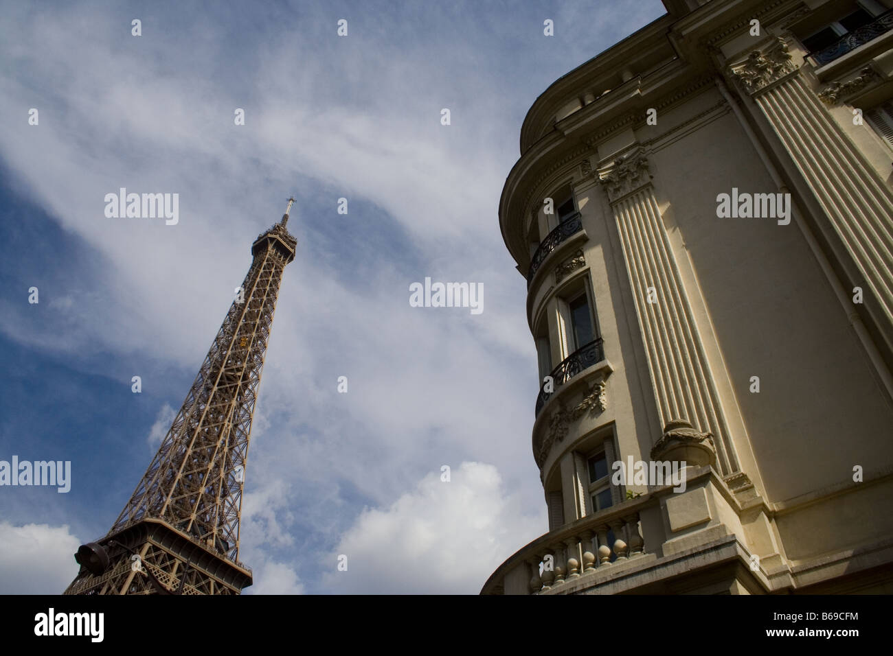 Tour Eiffel tower Paris France Août 2006 Banque D'Images