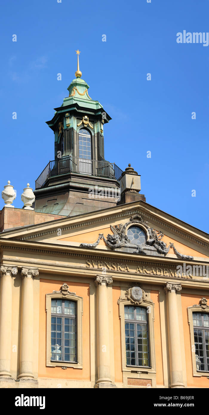Académie Royale des Sciences de Suède, Stor Torget, Gamla Stan, la vieille ville, Stockholm, Suède Banque D'Images