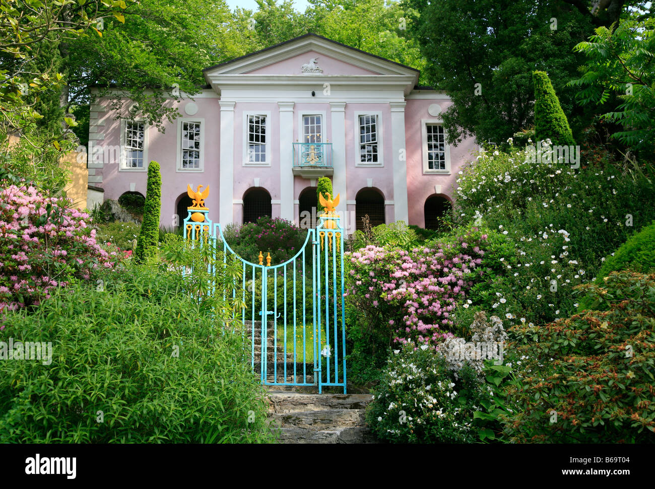 Chambre à Port Meirion Banque D'Images