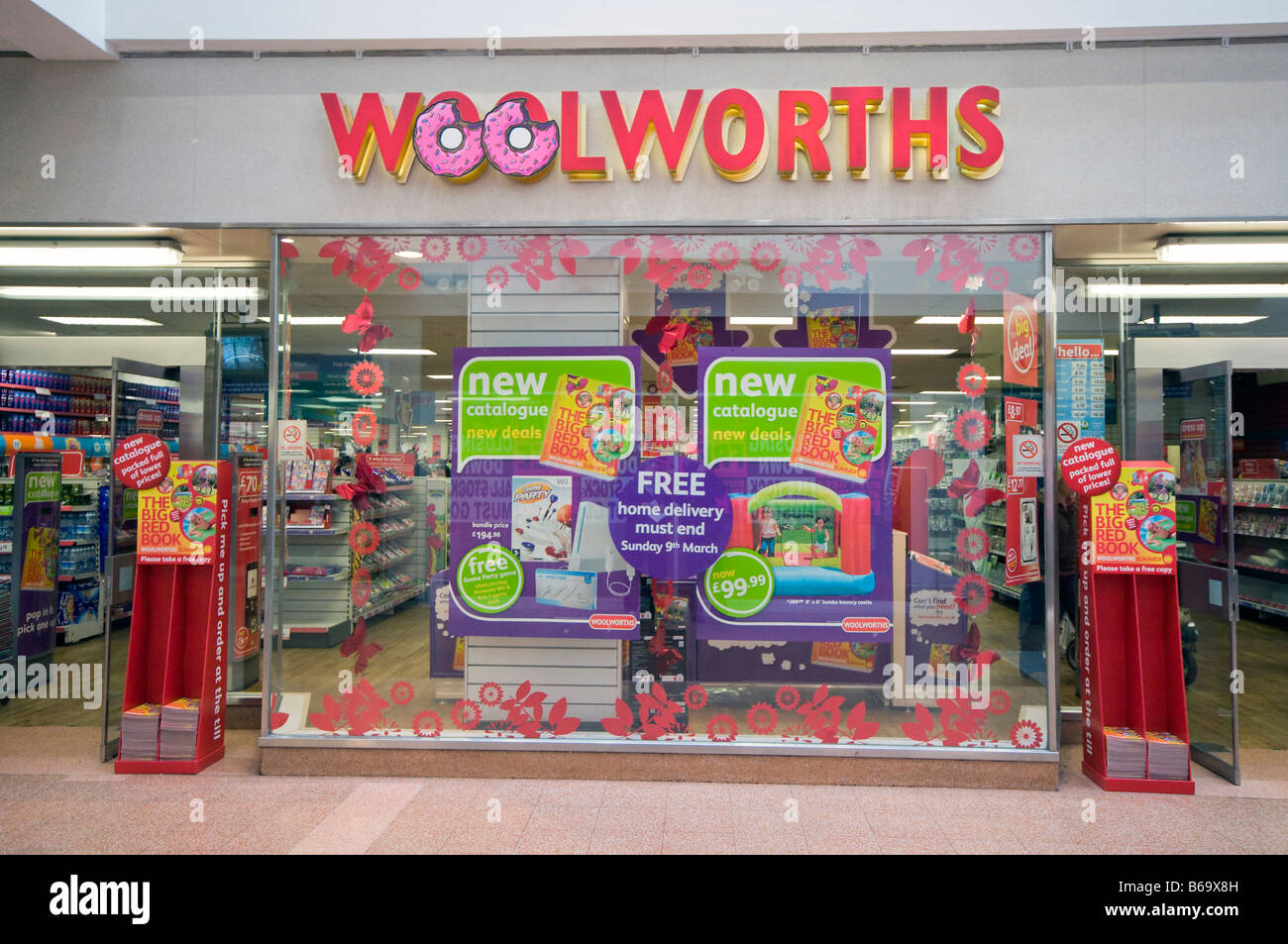 Shopfront Woolworths England UK Banque D'Images