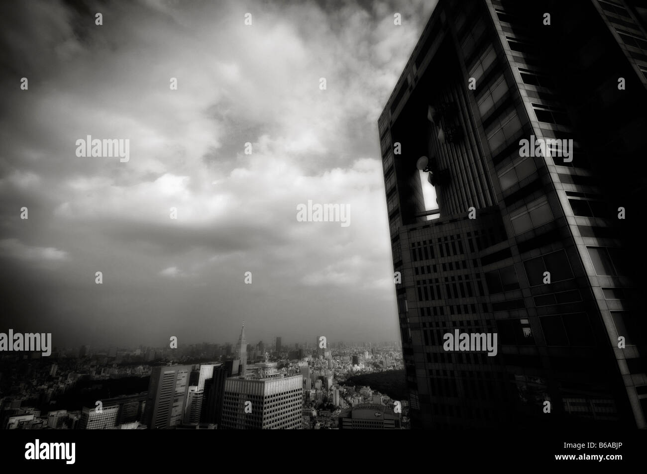 Vue panoramique de gratte-ciel de Tokyo Shinjuku District Hôtel de Ville d'observation. Shinjuku. Tokyo. Le Japon Banque D'Images