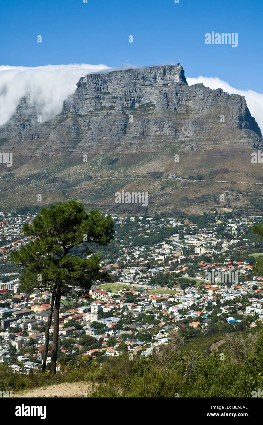 Le tableau sur la montagne de Signal Hill Cape Town Afrique du Sud Banque D'Images