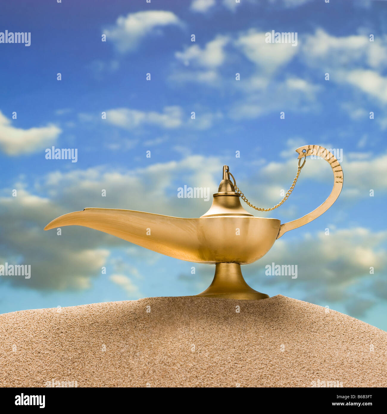 bouteille de Genie Banque D'Images