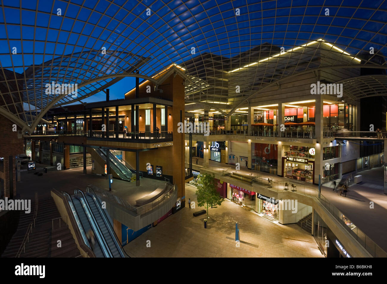 Royaume-uni, Angleterre, Avon, Bristol, le centre commercial Cabot Circus Banque D'Images