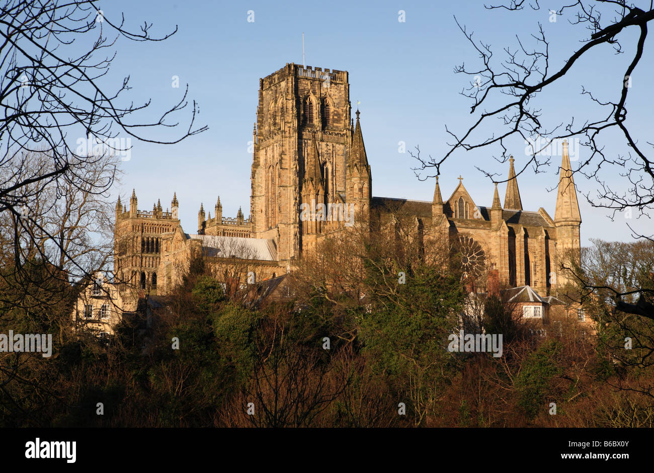 Cathédrale de Durham, Angleterre du Nord-Est, Royaume-Uni Banque D'Images