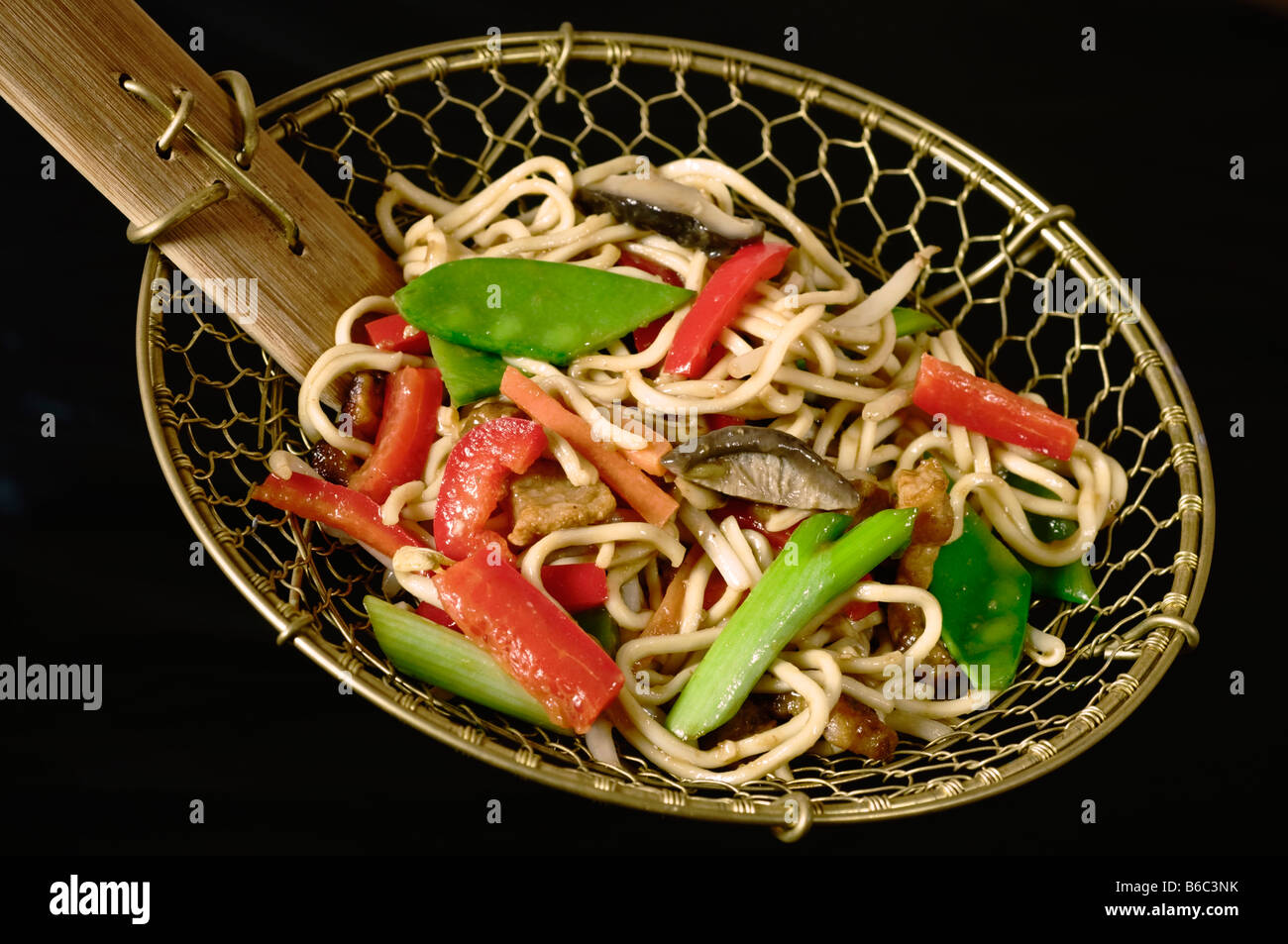 Les aliments chinois chow mein Banque D'Images