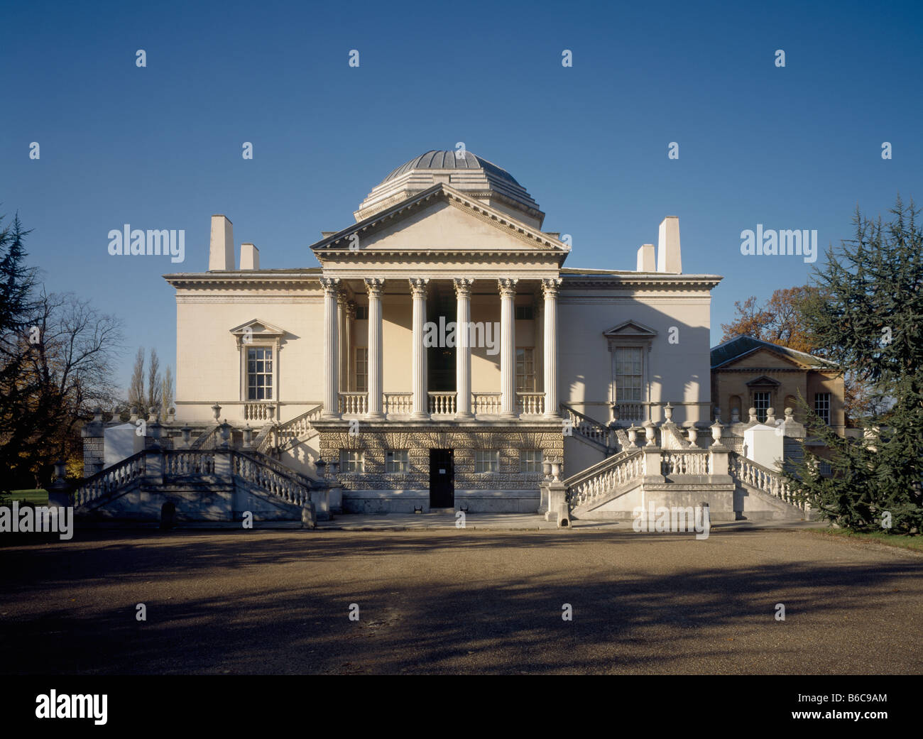 Chiswick House Façade Sud Banque D'Images