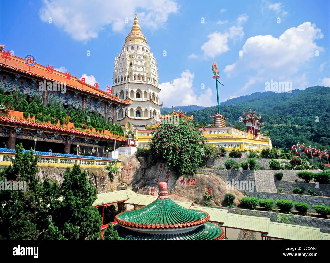 Temple de Kek Lok Si,, Georgetown, Penang, Malaisie Banque D'Images