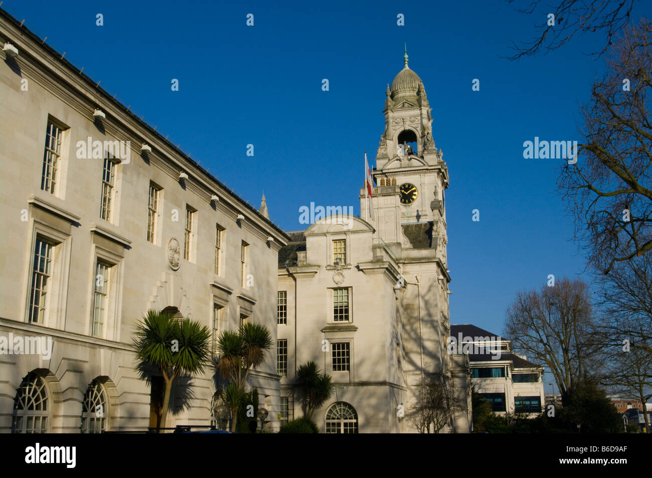 Surrey County Hall des bureaux du gouvernement local 'Kingston Upon Thames Surrey Banque D'Images