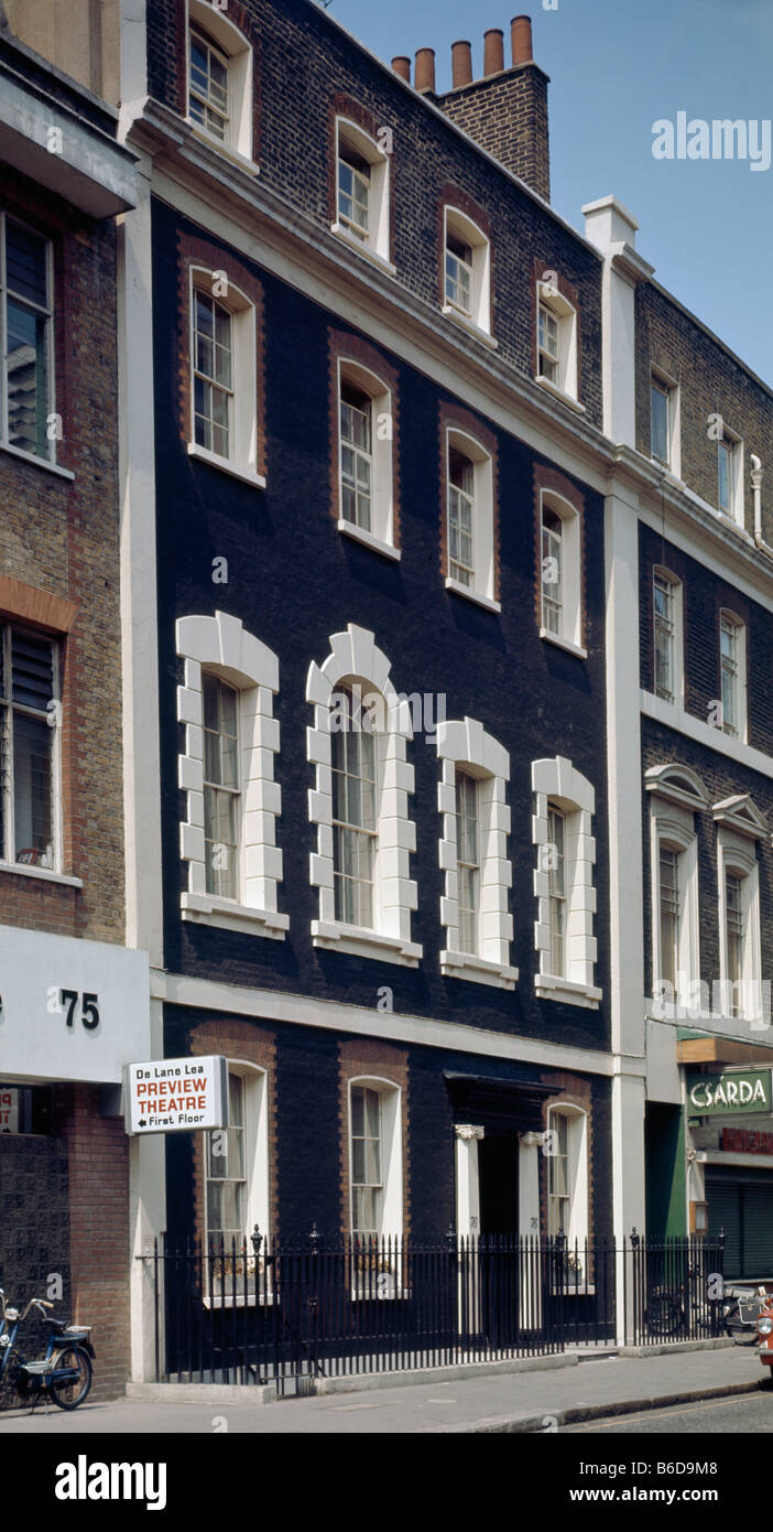 76 Dean Street, Soho, London Banque D'Images