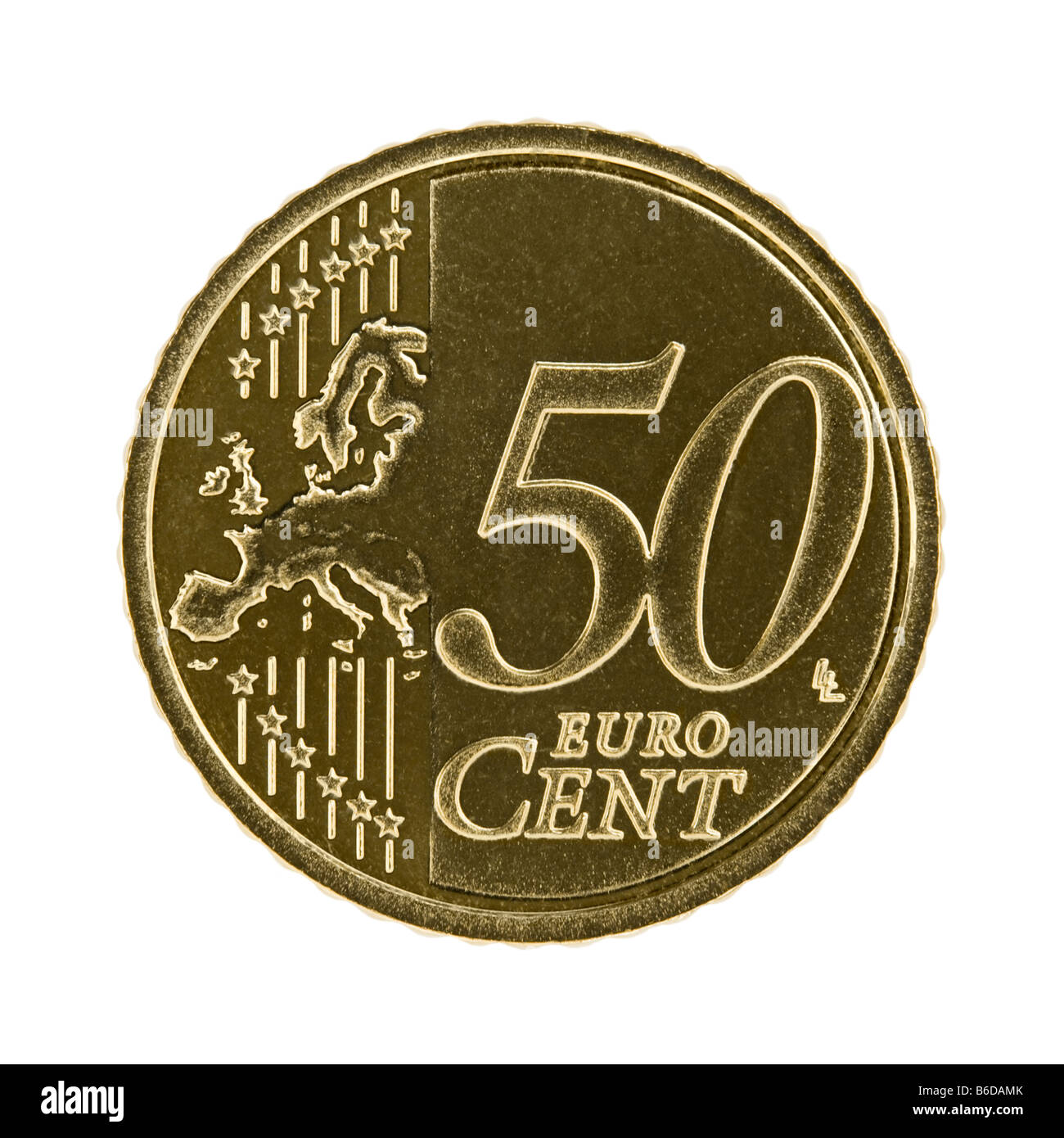 50 Euro cent coin Banque D'Images