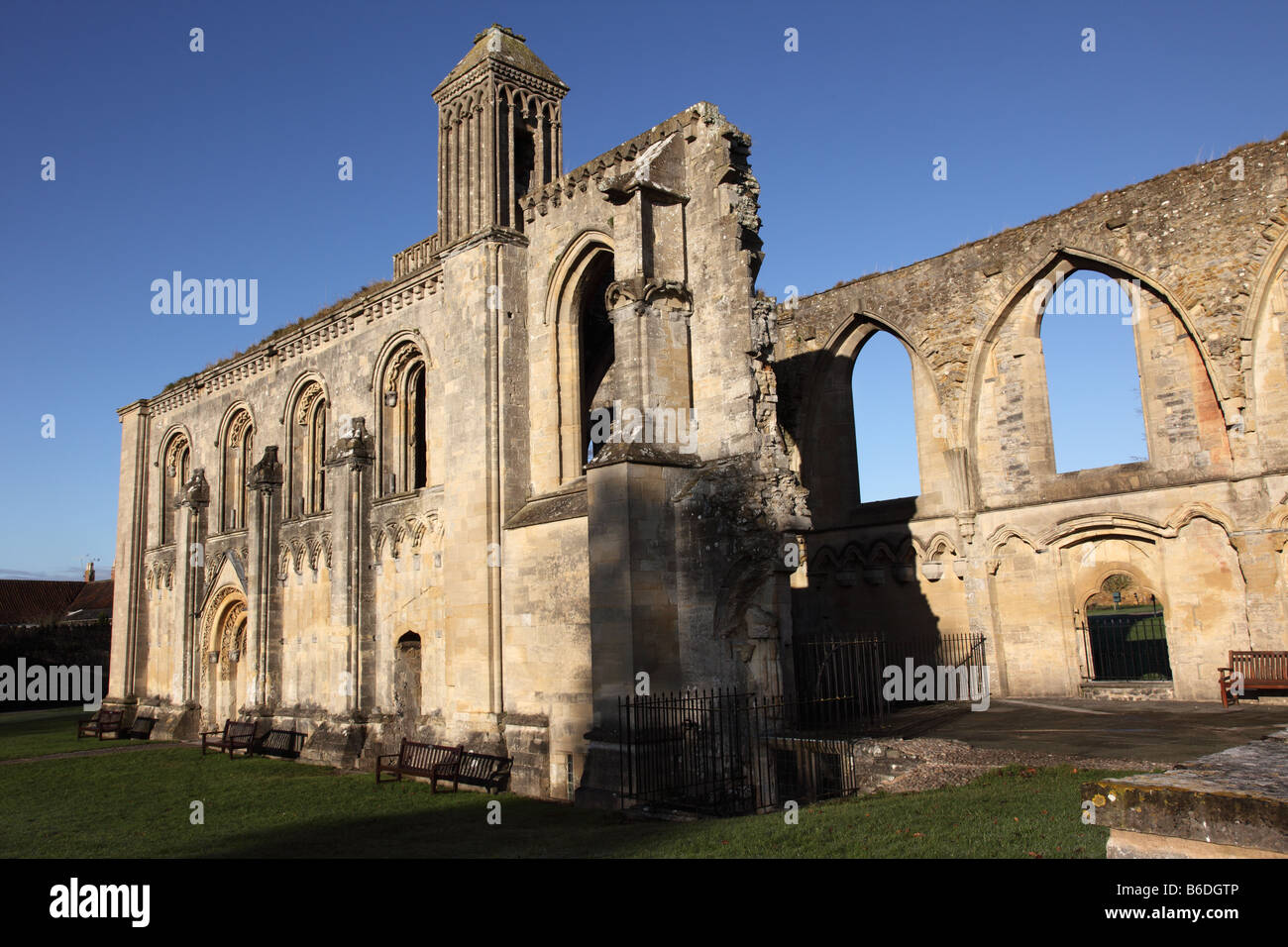Abbaye de Glastonbury, Lady Chapel, Somerset, Angleterre, Royaume-Uni Banque D'Images