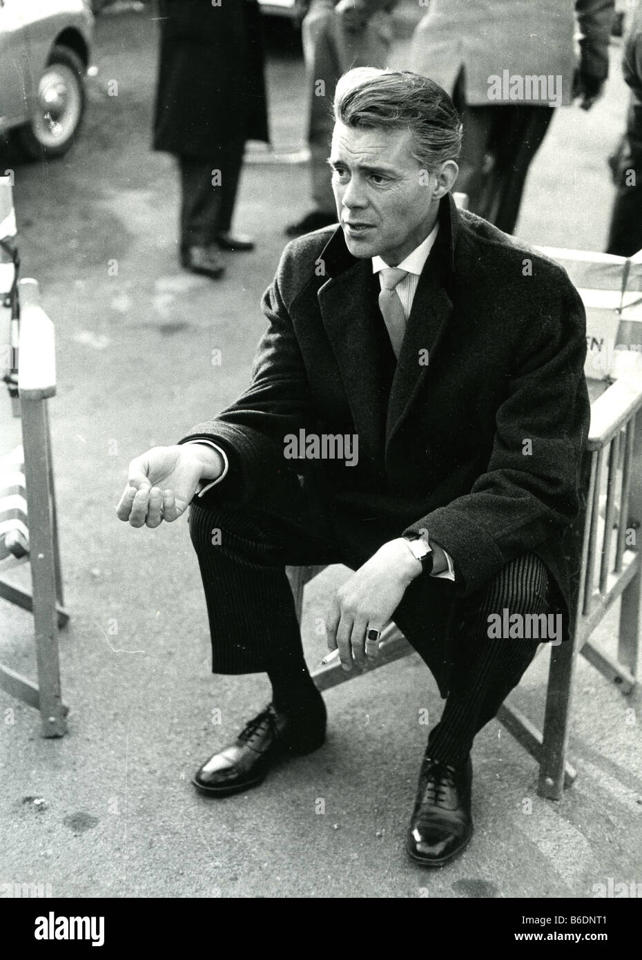 DIRK BOGARDE acteur anglais sur l'ensemble de Sebastian en 1968 Banque D'Images