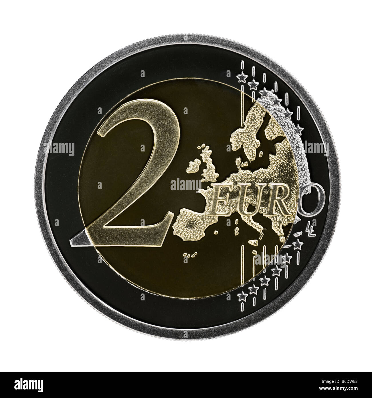 Pièce de 2 euro Banque D'Images