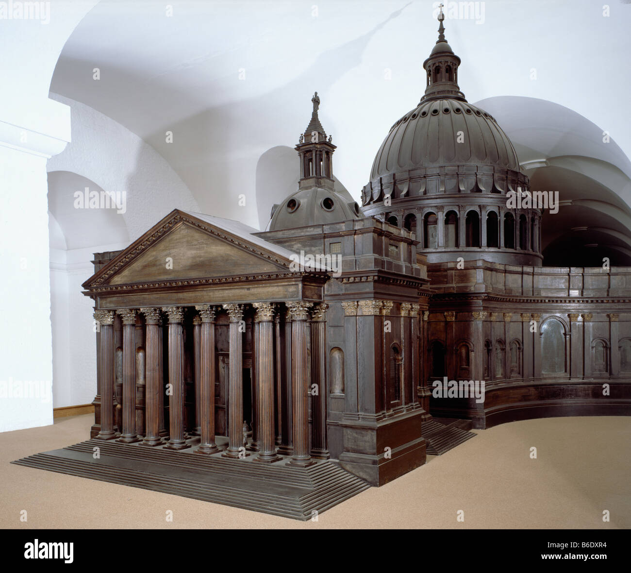 Saint Paul's Cathedral grand modèle Banque D'Images