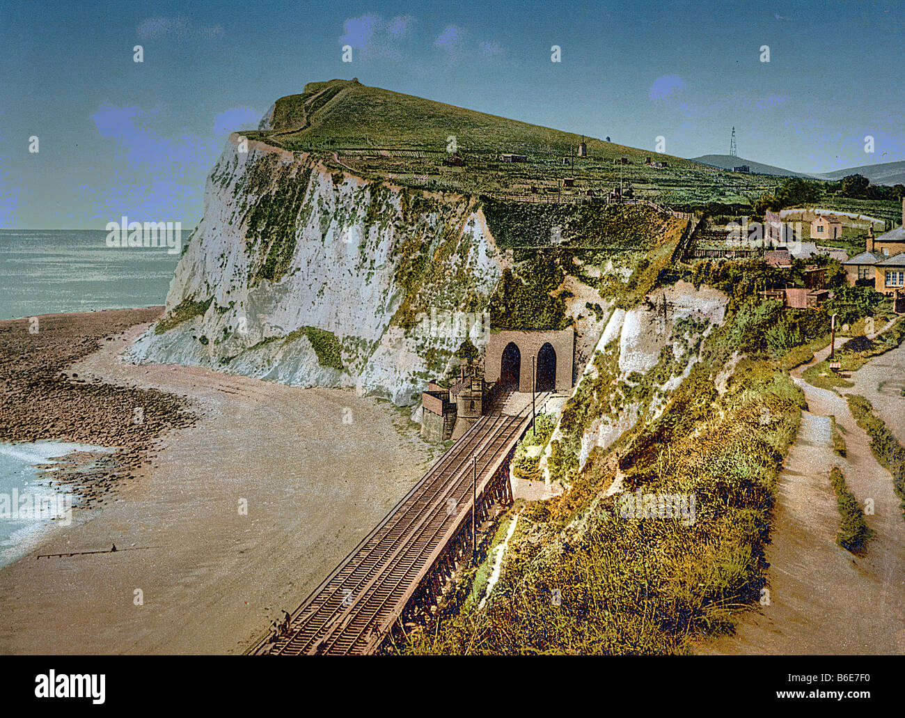 Severn Bridge, Worcester, Angleterre - digital enhanced Banque D'Images