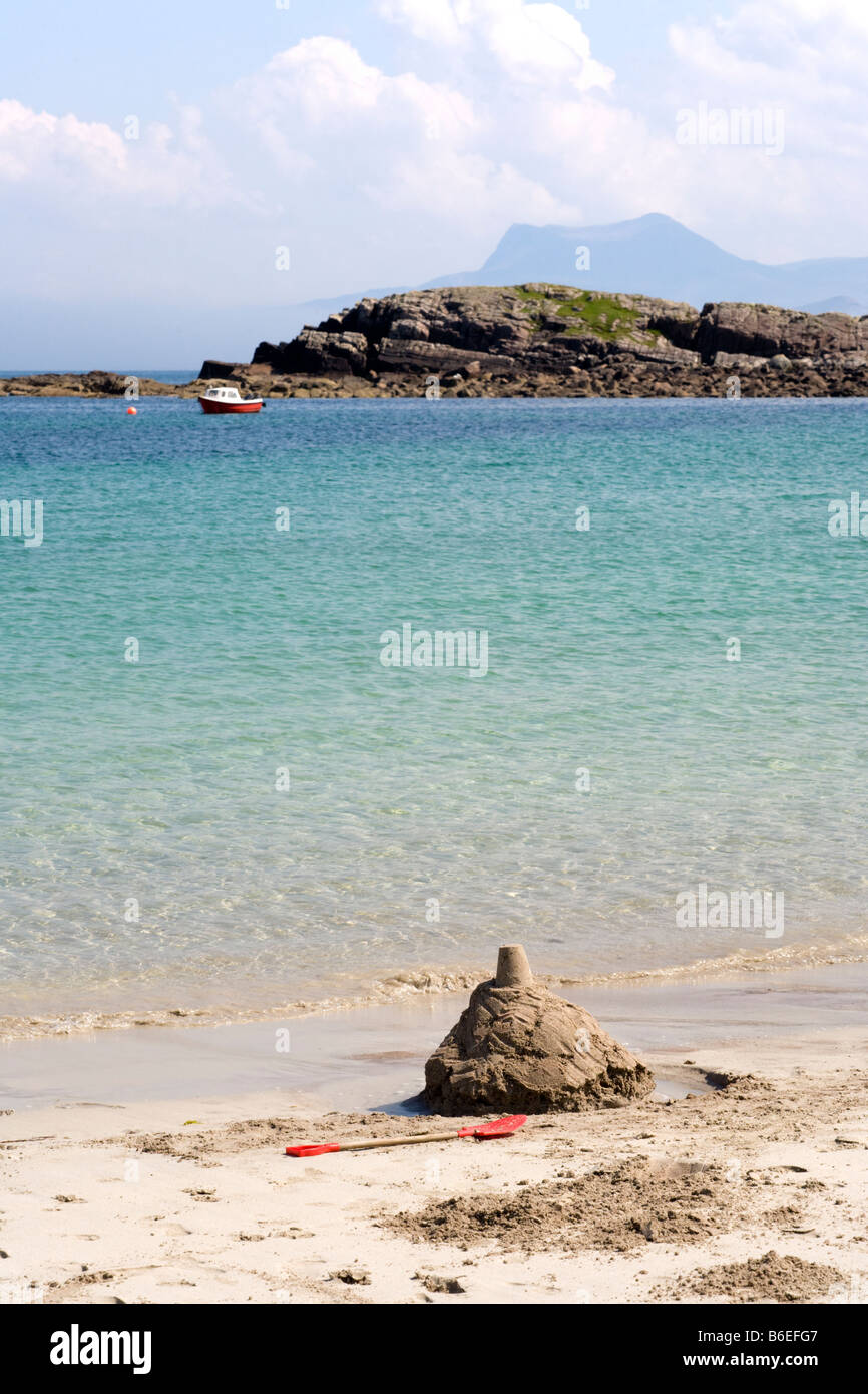 La plage de Mellon Udrigle, Wester Ross, Highland, Scotland Banque D'Images