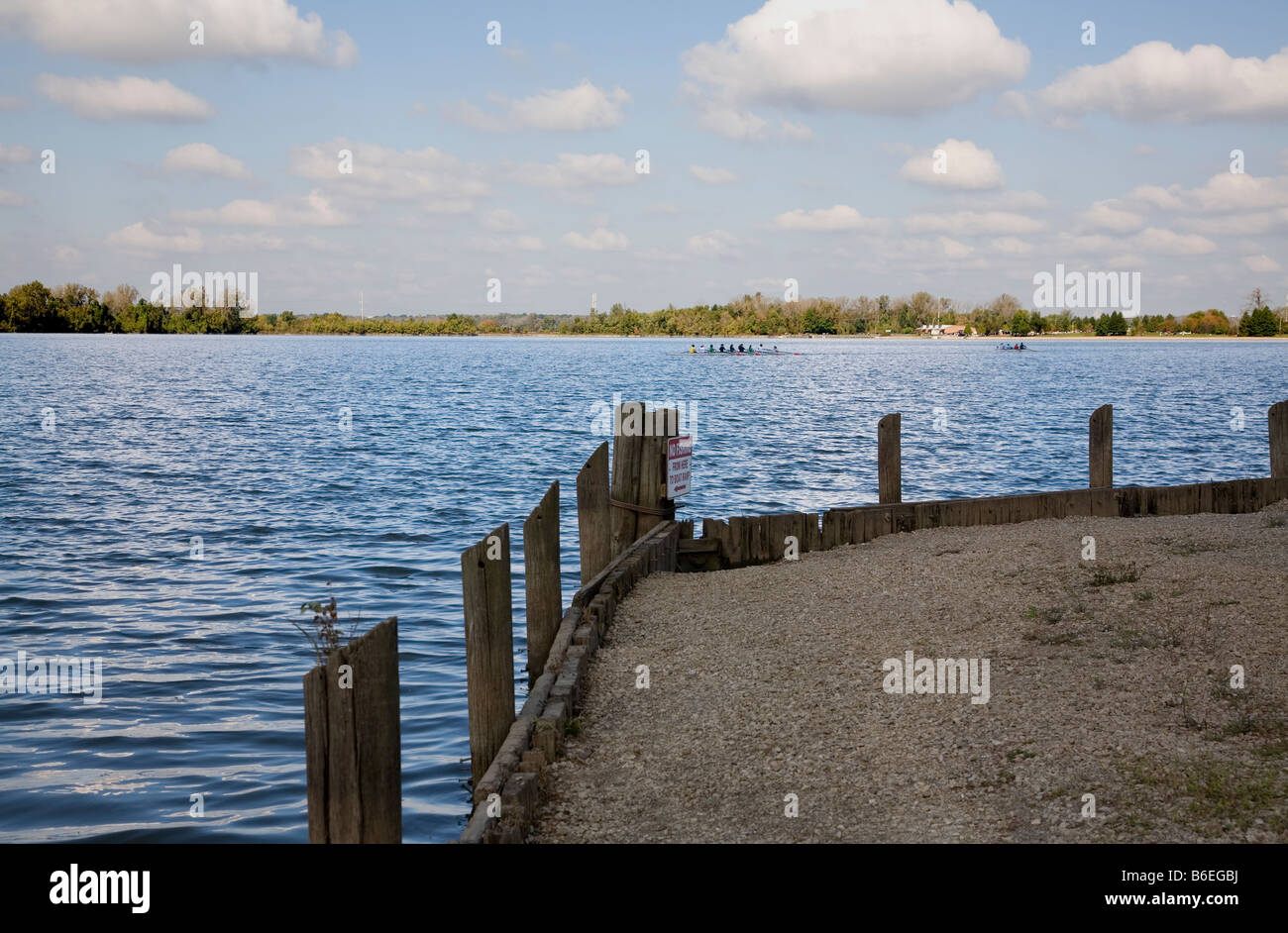 La fin de l'été sur le lac Banque D'Images