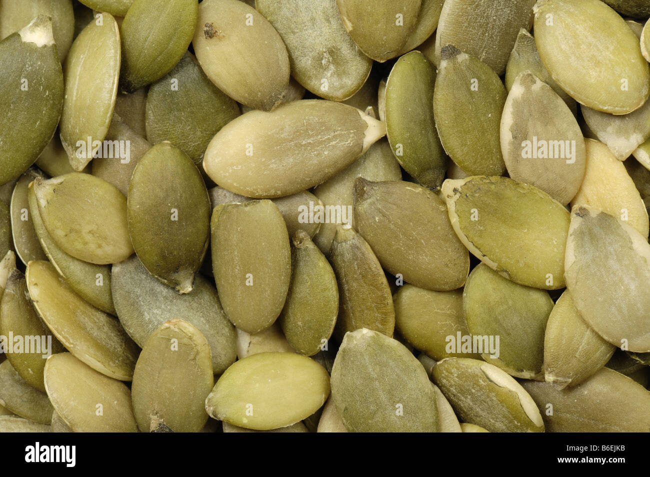 Les graines de citrouille biologique comme vendu dans les boutiques d'aliments cultivés en Chine Banque D'Images