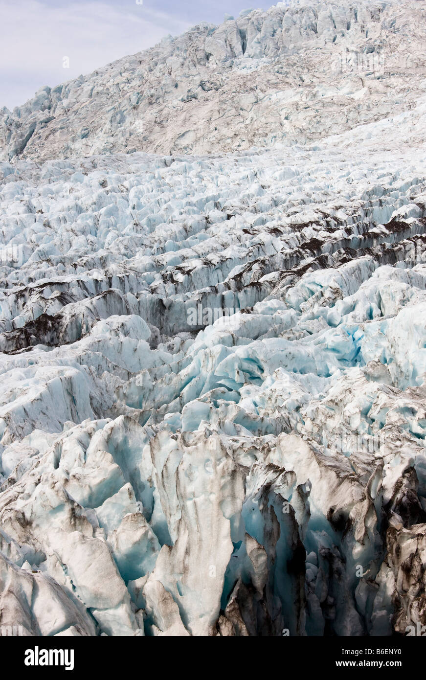 Virkisjokull Glacier en Islande Banque D'Images