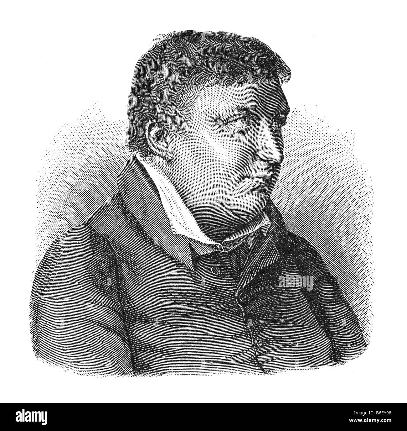 Karl Wilhelm Friedrich von Schlegel, 10. Mars 1772 Hannover - 12. Janvier 1829 Dresde Banque D'Images