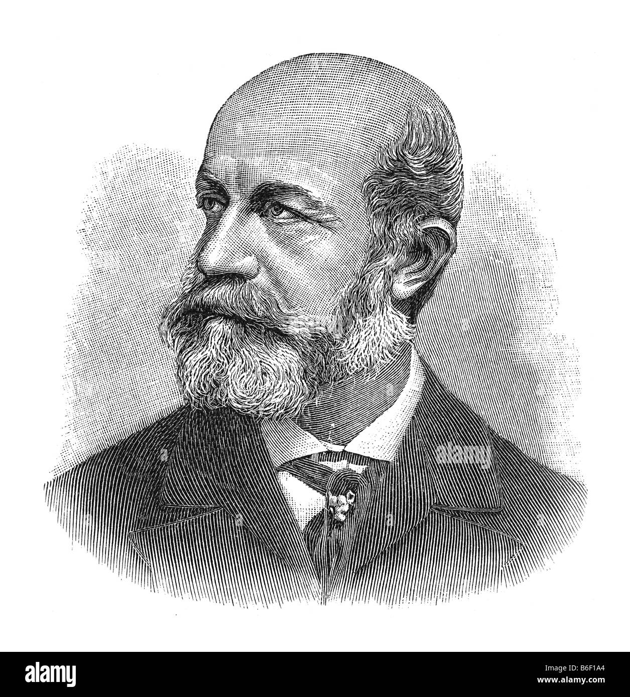 Morizt Jokai, Mór Jókai von Ásva Jókay, né le 18., Móricz Février 1825 Komárom - 5. Mai 1904 Budapest Banque D'Images