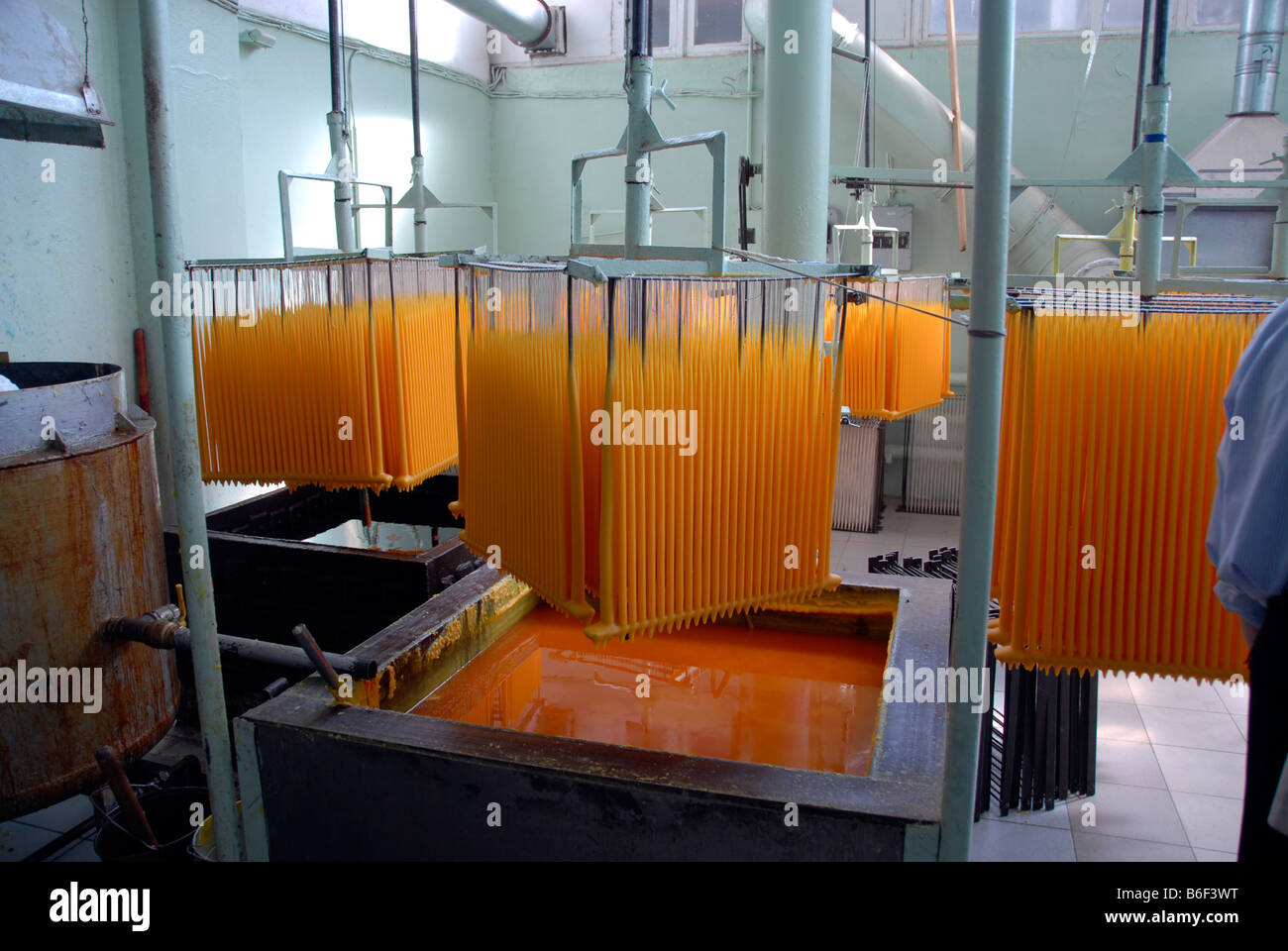 Faire des bougies dans des machines automatiques Sofrino, dans la région de  Moscou, Russie Photo Stock - Alamy