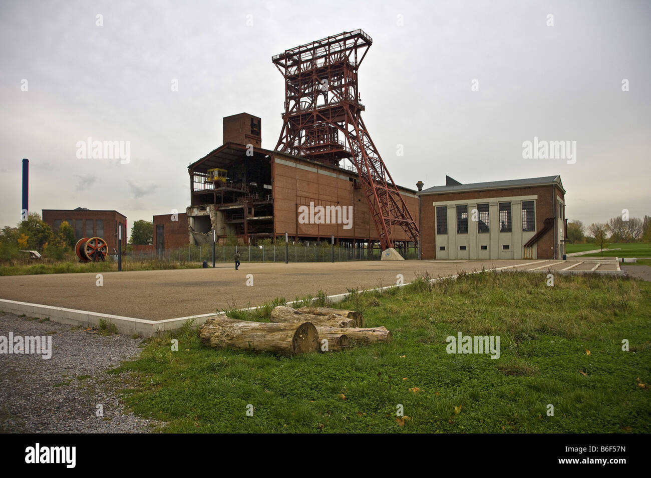 Mine de charbon à ciel ouvert, de consolidation, de l'Allemagne, en Rhénanie du Nord-Westphalie, région de la Ruhr, Bochum Banque D'Images