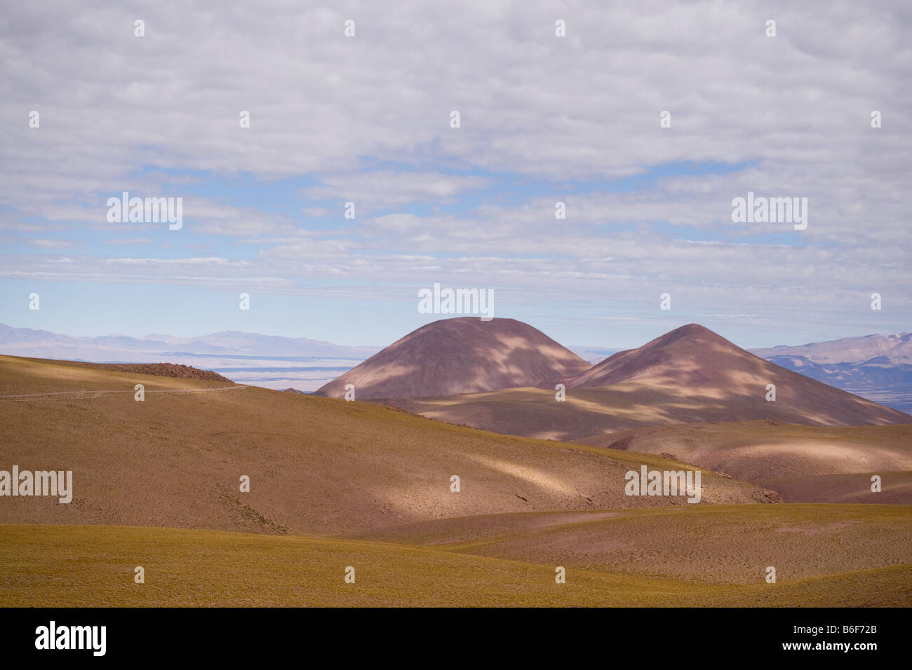 Paysage désert d'Atacama, Chili Banque D'Images