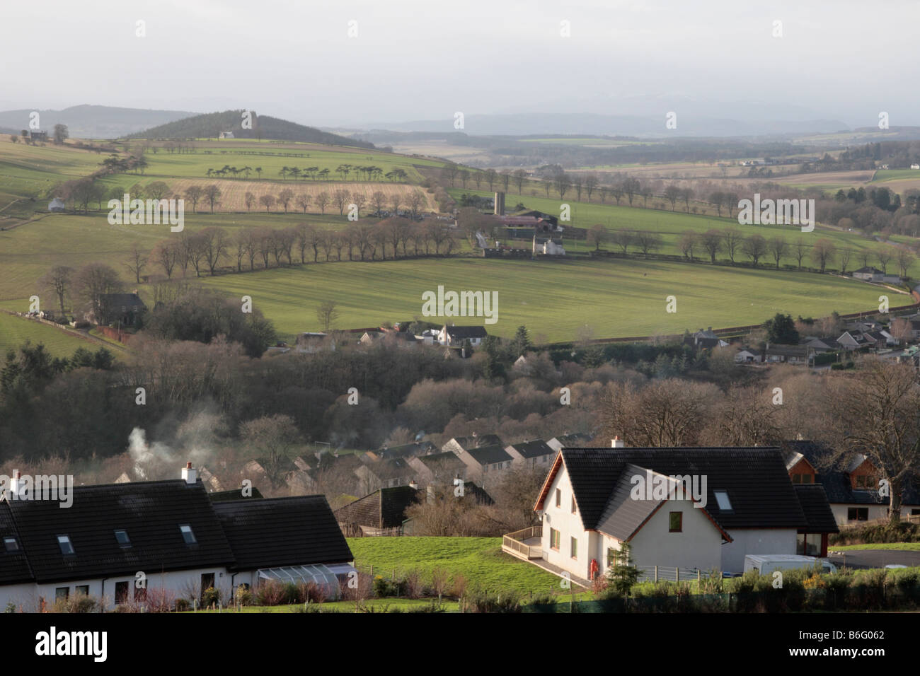 Voir plus prononcé sur l'Avoch Auch Black Isle Highland Ecosse Banque D'Images