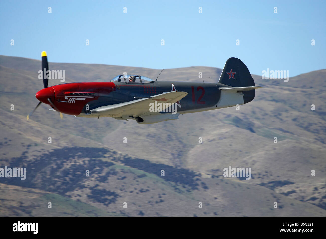 Yakovlev Yak 3 avion de chasse russe DE LA SECONDE GUERRE MONDIALE Le plus petit et léger de combat de combat de la Seconde Guerre mondiale Banque D'Images