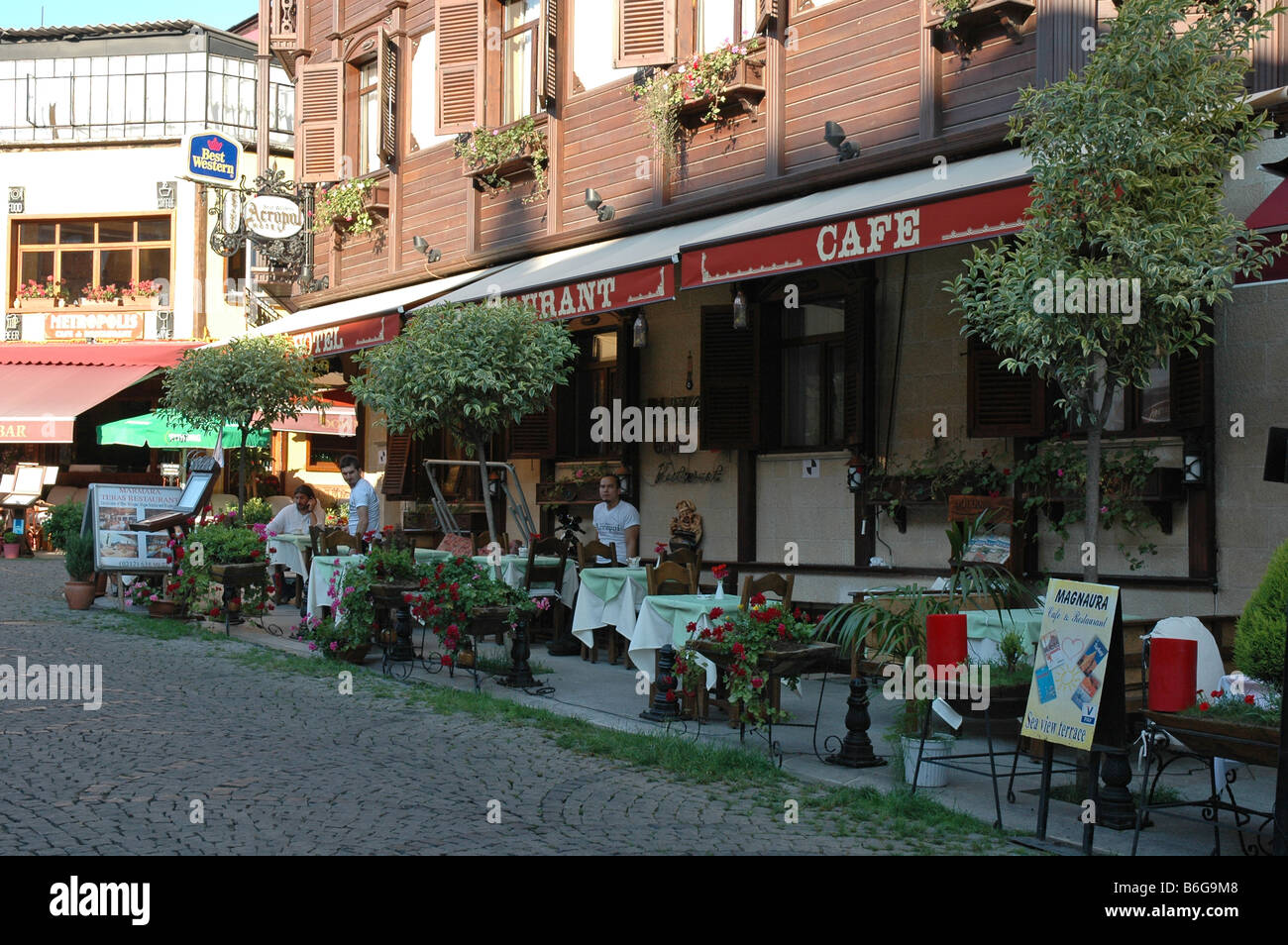 Scène de rue, Istanbul, Turquie Banque D'Images