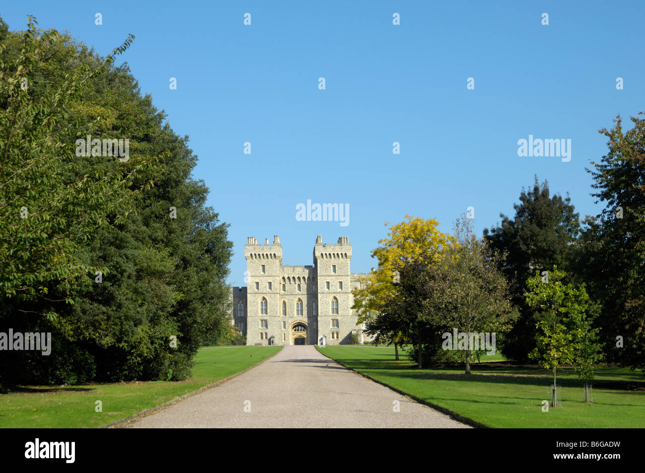 Longue marche à Windsor Banque D'Images