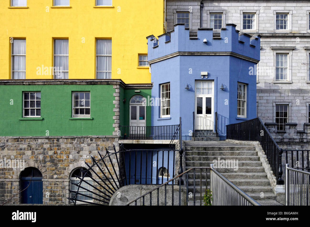 Grands appartements du château de Dublin Banque D'Images