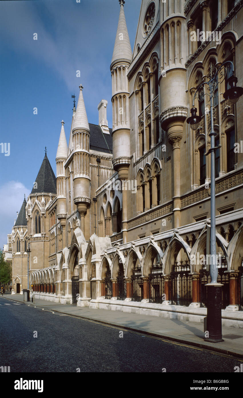 Royal Courts of Justice Londres Banque D'Images