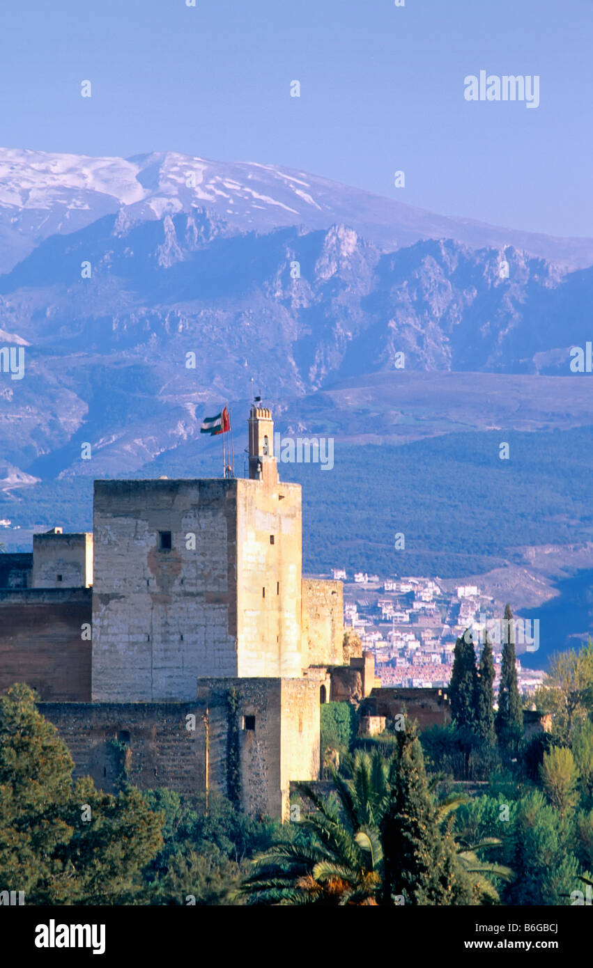 Espagne Andalousie GRANADA ALHAMBRA Banque D'Images