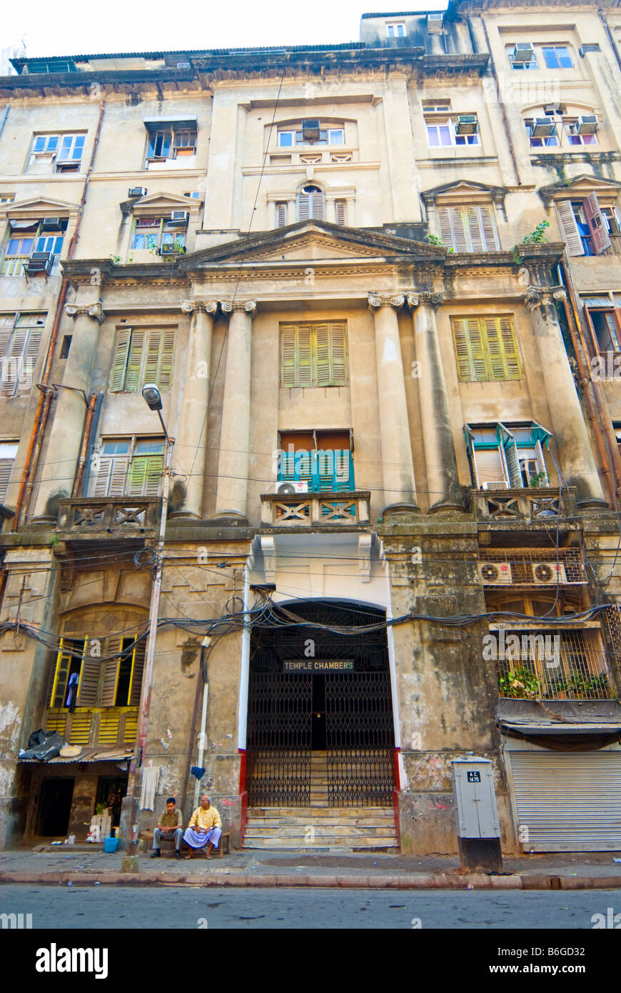 Les chambres du temple, Kolkata, Inde Banque D'Images