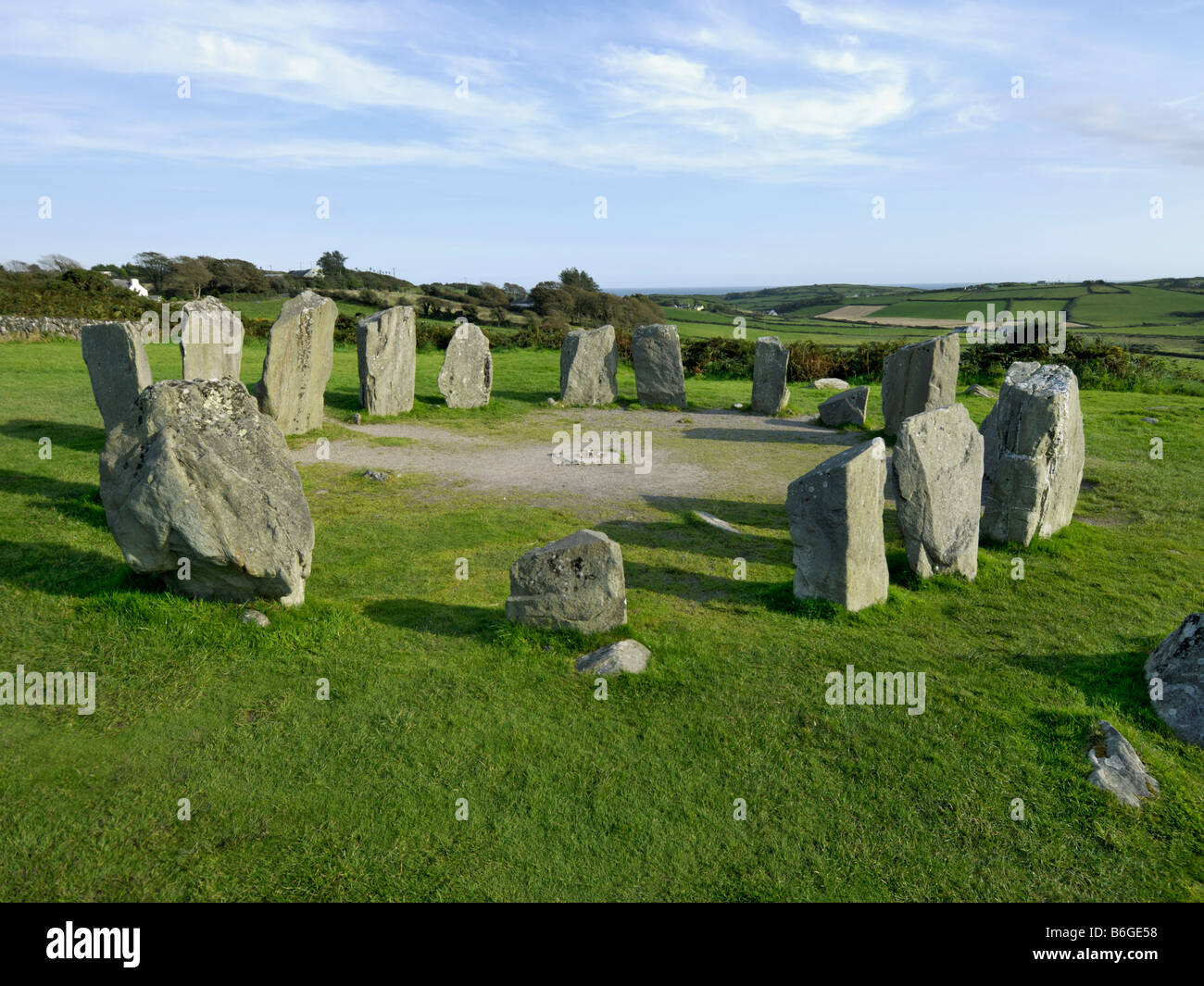 Cercle de pierres de Drombeg Druides autel Banque D'Images