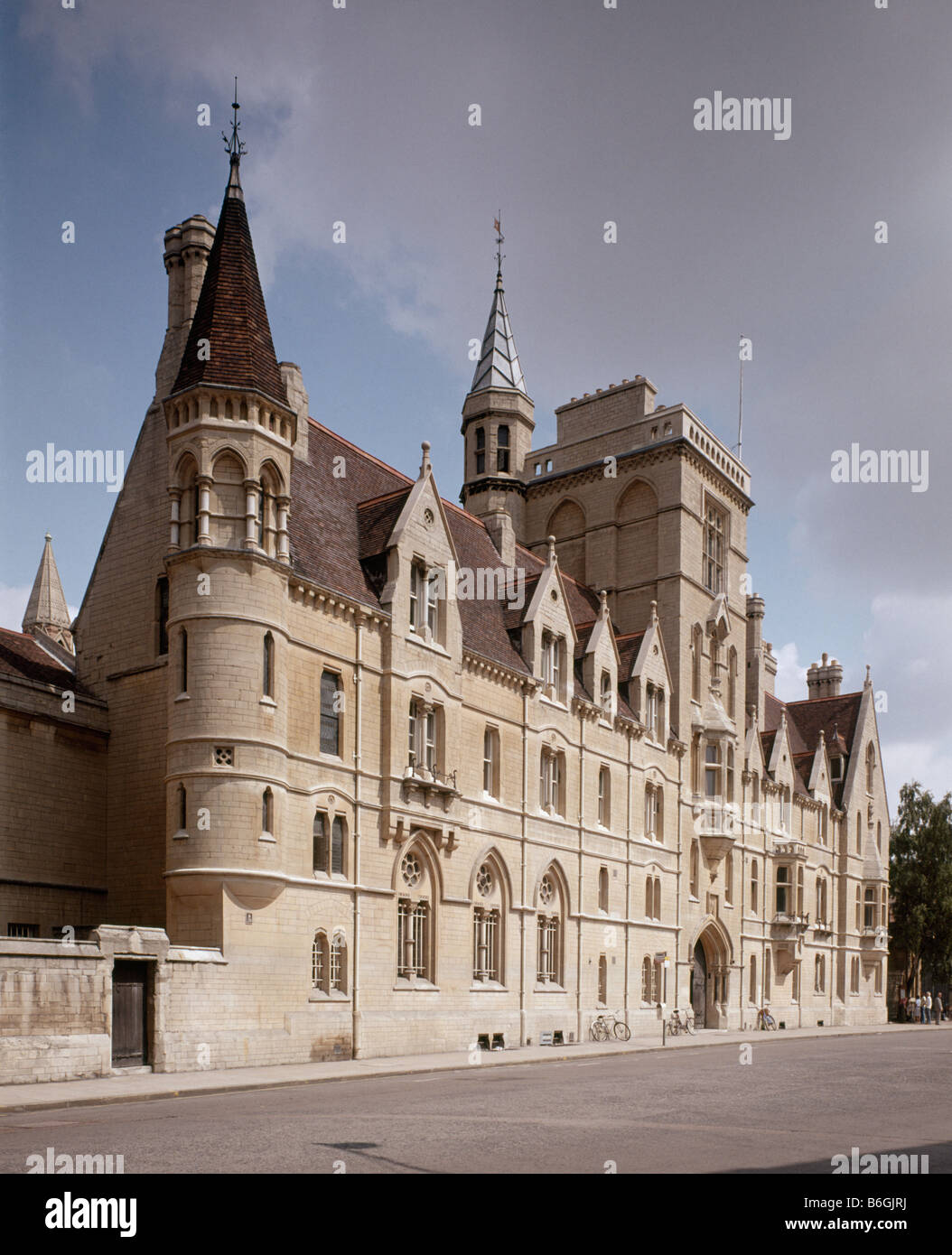 Au Balliol College d'Oxford Street/ Banque D'Images