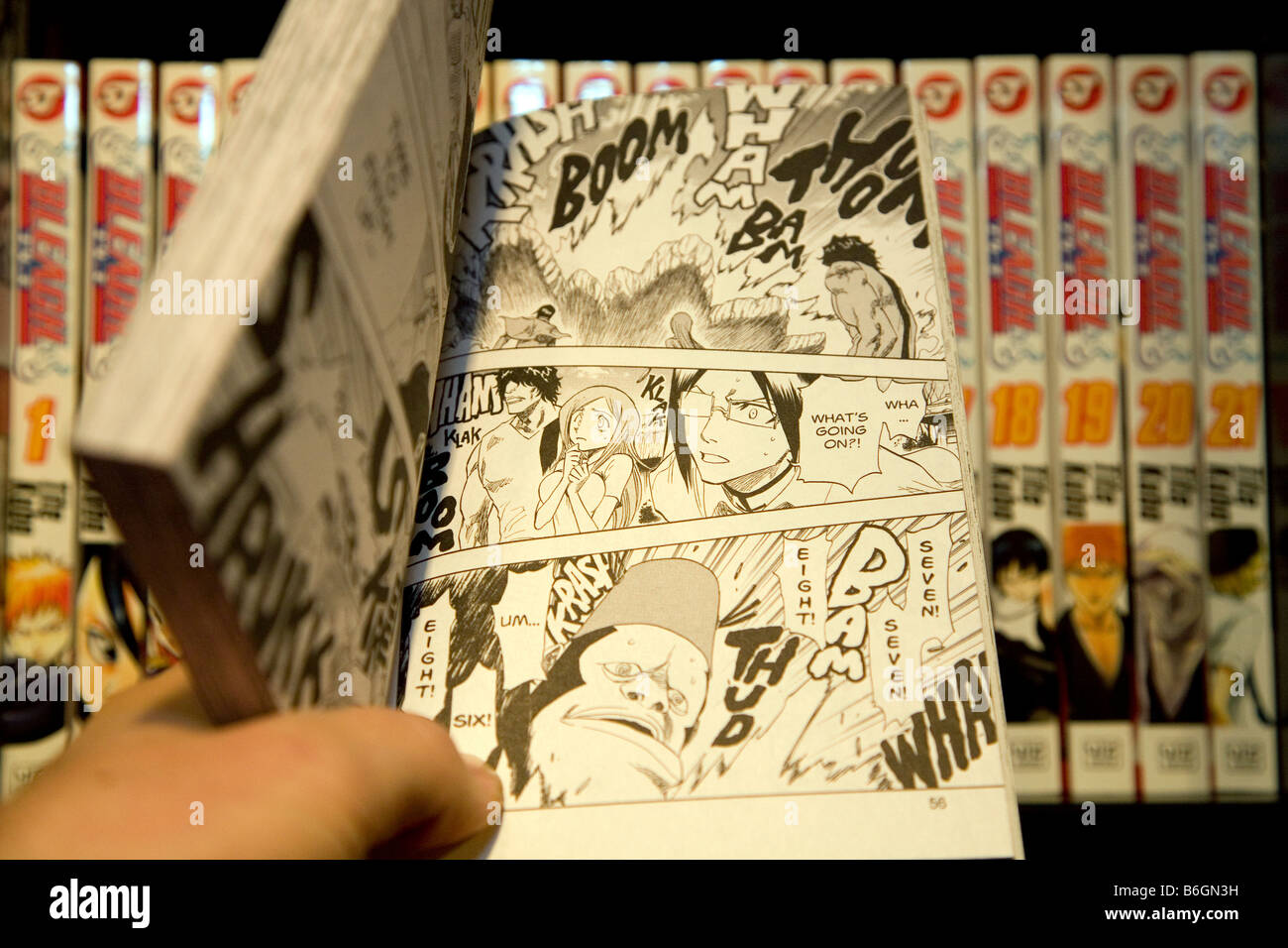 Comics Manga Bleach Banque D'Images