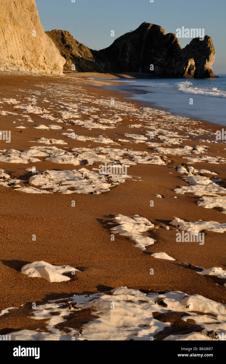 Plage de Durdle Door Dorset Banque D'Images